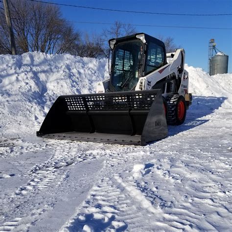 used skid steer snow bucket for sale|skid steer snow bucket attachment.